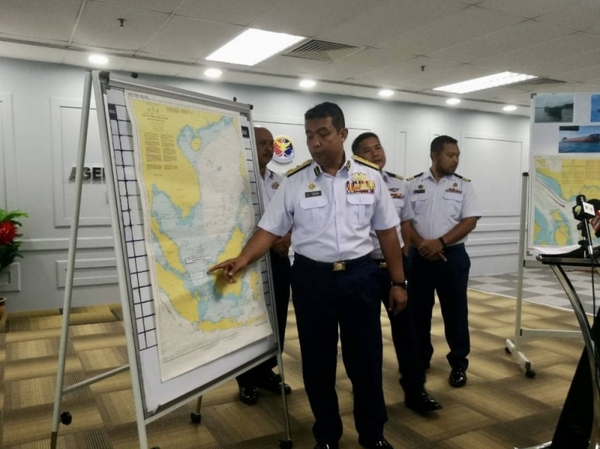 Maritime First Admiral Nurul Hizam Zakaria explains the current updates of the missing MV Dai Cat 06.