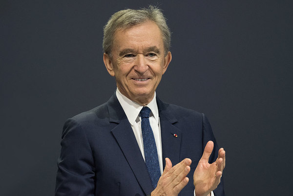 Bernard Arnault, CEO of LVMH (Louis Vuitton Moët Hennessy)