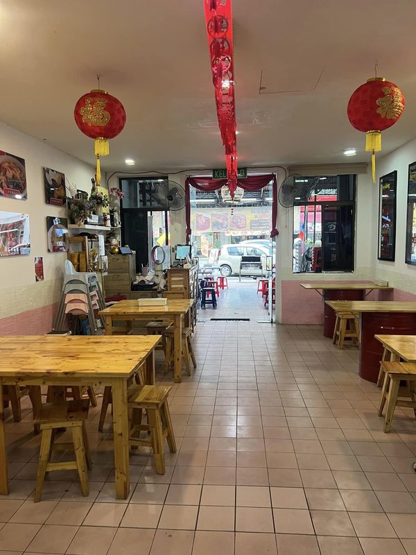 The interior of the eatery.