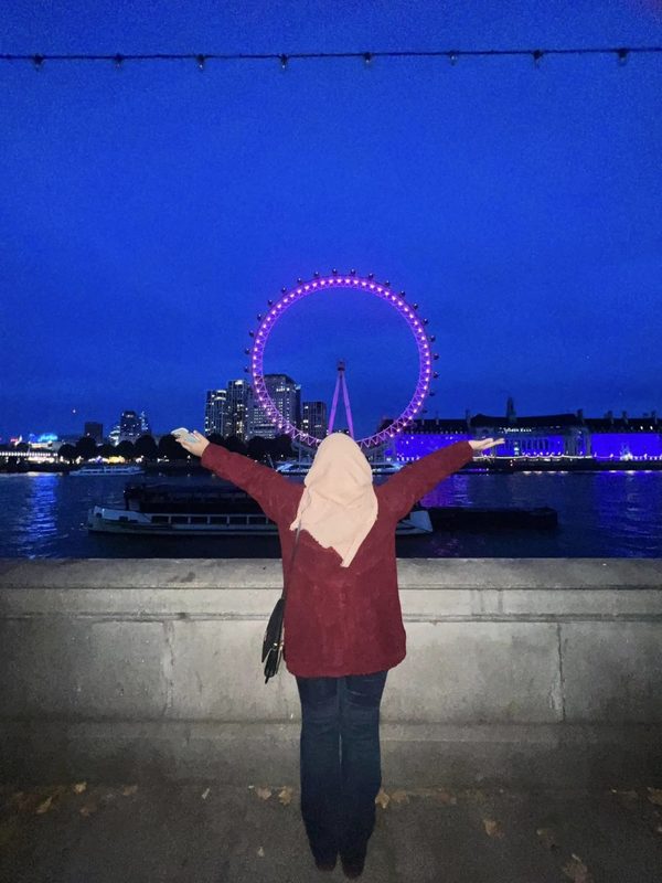 The London Eye ferris wheel.