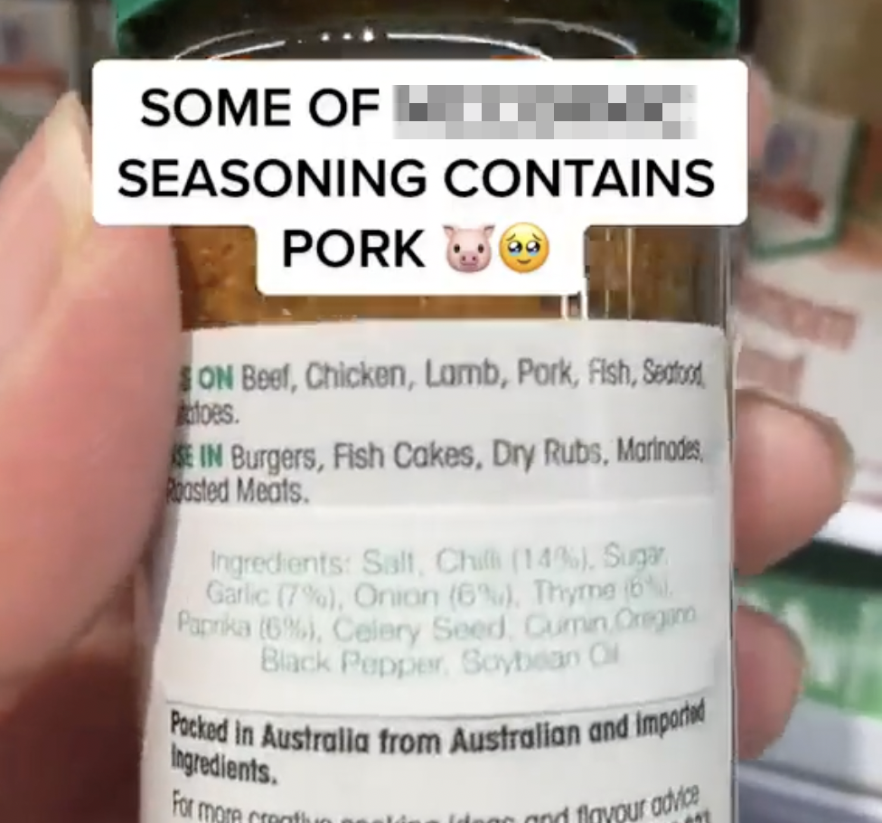 AEON rassure hilarante les clients qu’ils ne vendent pas d’assaisonnements contenant du porc