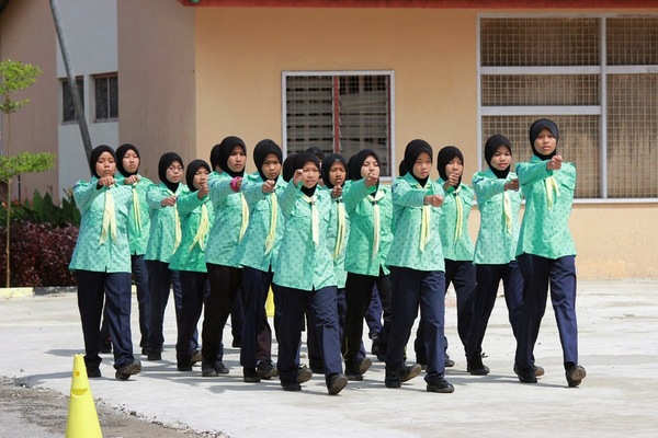 Persatuan Pandu Puteri Malaysia's official uniform.