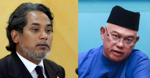 UMNO members who were sacked: Khairy Jamaluddin (left) and Noh Omar (right).