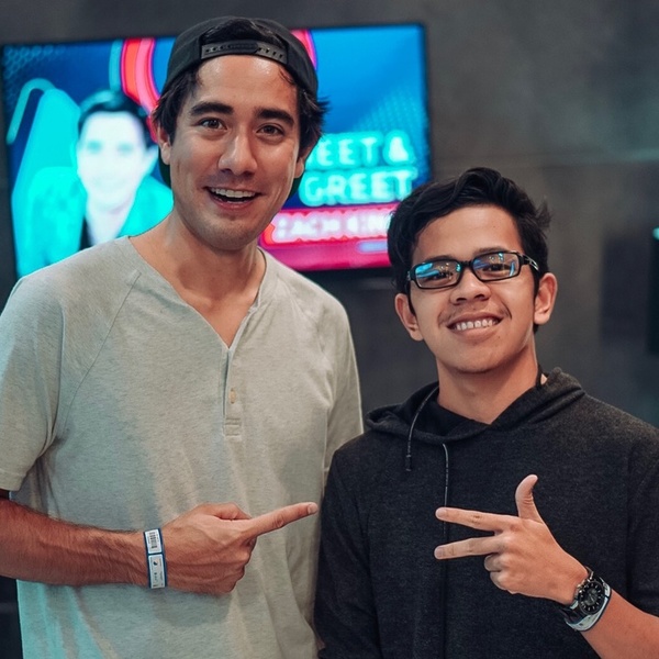 Zach King (left) with Sofyank.