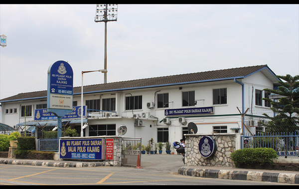 Kajang district police headquarters.