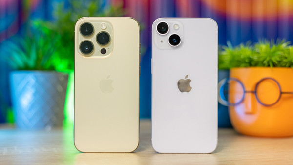 The Apple iPhone 14 Pro and iPhone 14.