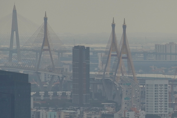 A view of the Bangkok haze from 2020.