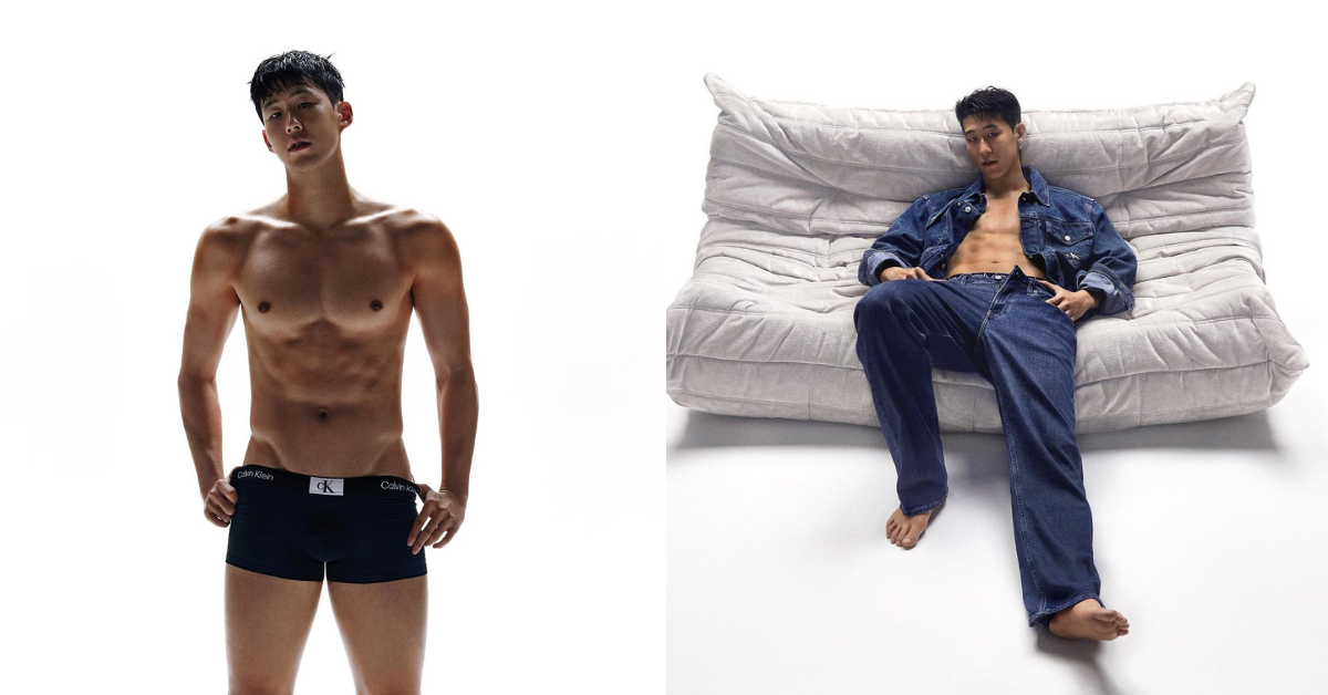 Son Heung-Min was born to be a Calvin Klein Underwear model