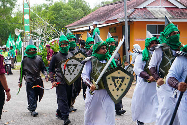 Permaisuri state constituency PAS coordinating officer Zul Bhari A Rahman shared photos of the march on Facebook.