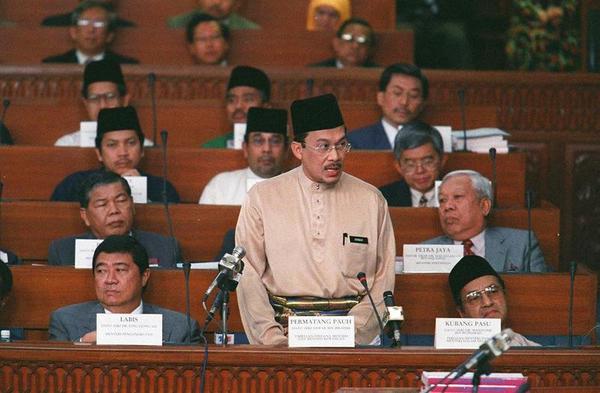 Anwar Ibrahim while tabling the budget on 17 October 1997.