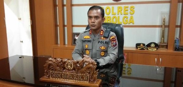 File photo of Sibolga police chief AKBP Taryono Raharja.