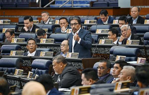 Johari speaking in Dewan Rakyat last month.