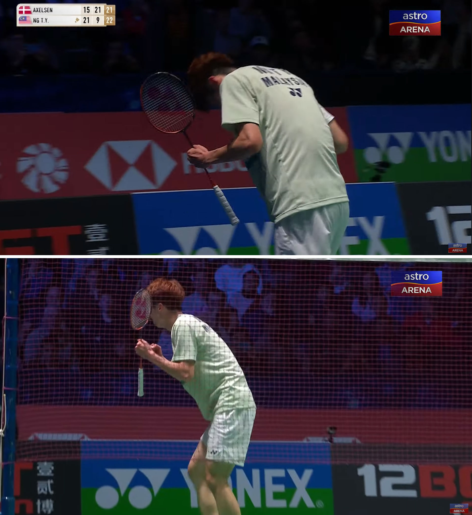 VIDEO Malaysias Ng Tze Yong Defeats World No 1 Viktor Axelsen At All England Open