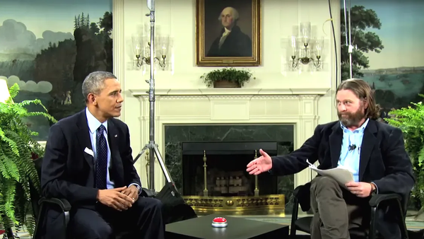 Zach Galifianakis interviewed then US president Barack Obama for the comic relief we all needed in life.