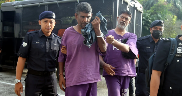 The accused, Vengateswaran Malaisamy (left) and Elanggovan Muniyandi (right).