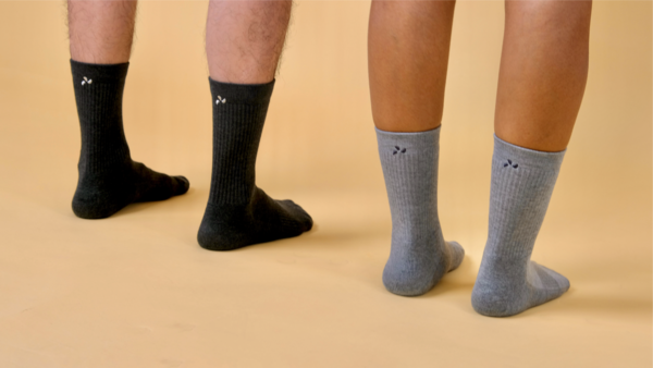 Crew Bamboo Charcoal socks.