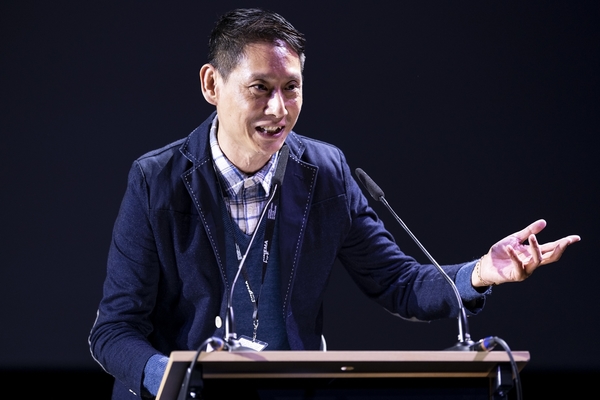 'Abang Adik' (2023) director Jin Ong at the 37th Fribourg International Film Festival.