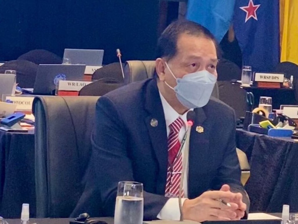 Dr Noor Hisham Abdullah at the 73rd session of the WHO's Regional Committee for the Western Pacific in Manila, the Philippines, on 27 October 2022.