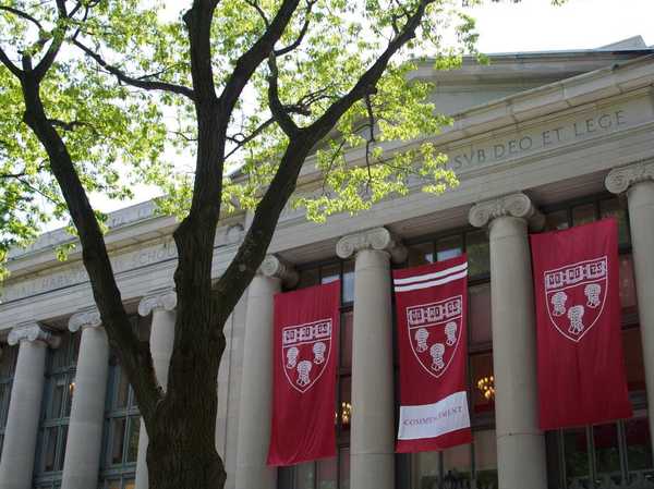 Harvard Law School library.