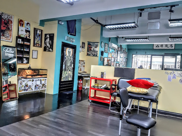 The interior of The Tattoo Parlour.