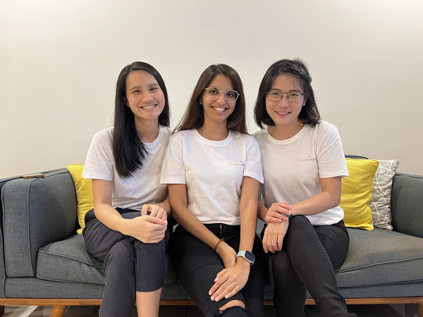 From left to right: Chow Jo-Ann, Ivy Philip, and Alicia Tan.