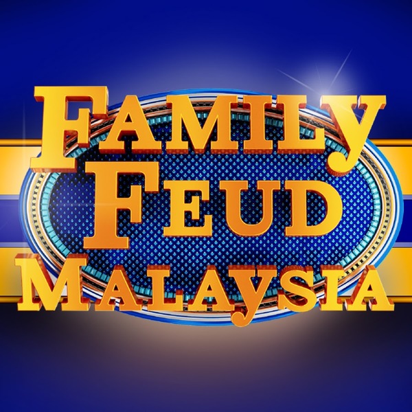 Logo for 'Family Feud Malaysia'.