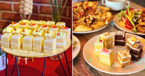 Cakes served at the Ramadan Buffet.