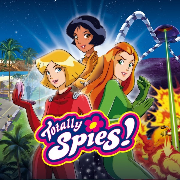 The original version of the 'Totally Spies!' trio (from left to right): Clover, Alex, and Sam.