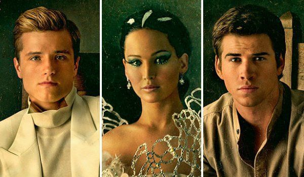 (From left to right): Josh Hutcherson as Peeta, Jennifer Lawrence as Katniss, and Liam Hemsworth as Gale in the original 'Hunger Games' trilogy.