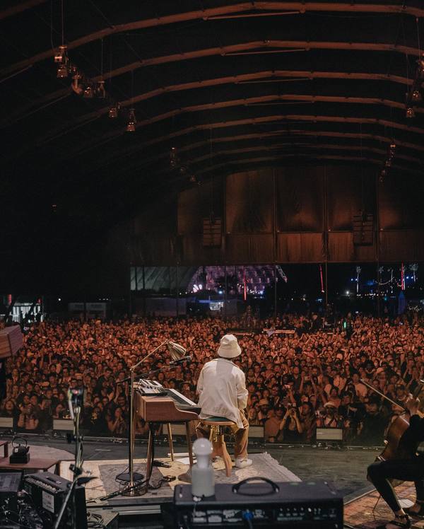 FKJ performed at Coachella 2023 in April.