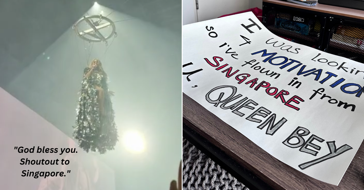 Beyoncé Gives Singapore A Shoutout After Fan Brings Concert Sign To Her