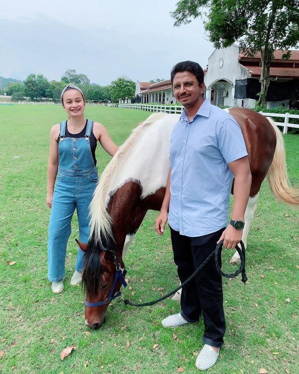 Nurirdiyana and her husband, Dr Dev, are committed to helping children with disabilities through hippotherapy.