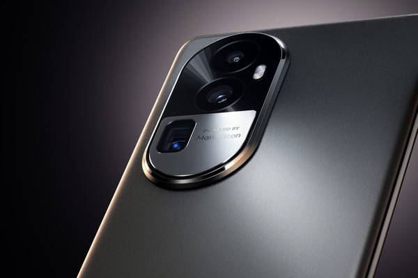 Sleek, curved, and shiny aptly describes the Reno10.