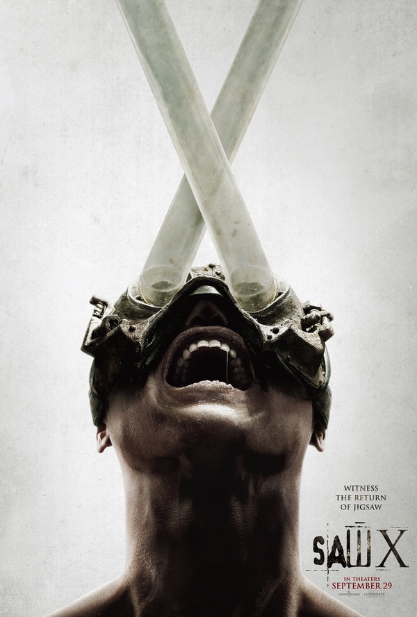 Official poster for 'Saw X' (2023).