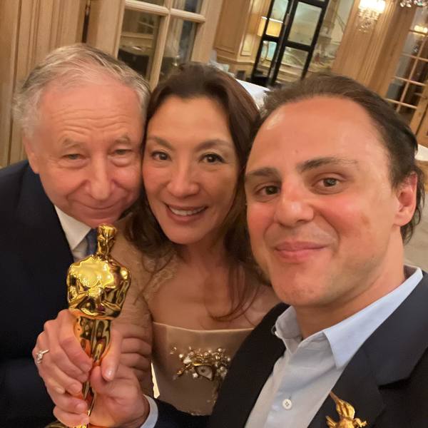 Massa with Todt and Yeoh.