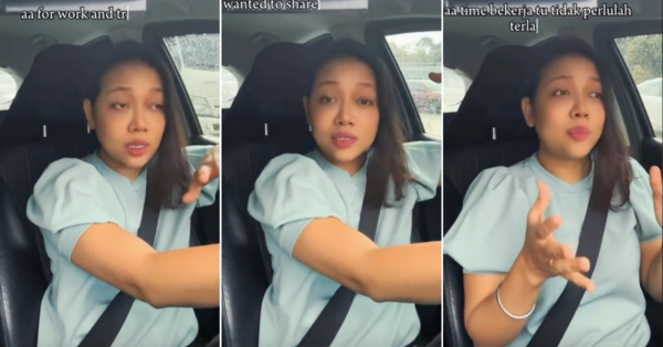 Screenshots from the TikTok.