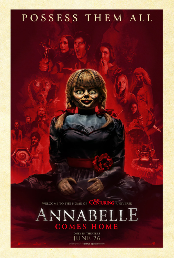 Official poster of 'Annabelle Comes Home' (2019).