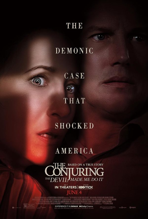 Official poster of 'The Conjuring: The Devil Made Me Do It' (2021).