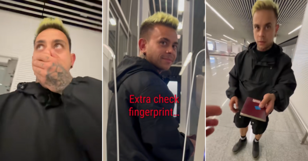 Screen grabs from the TikTok.