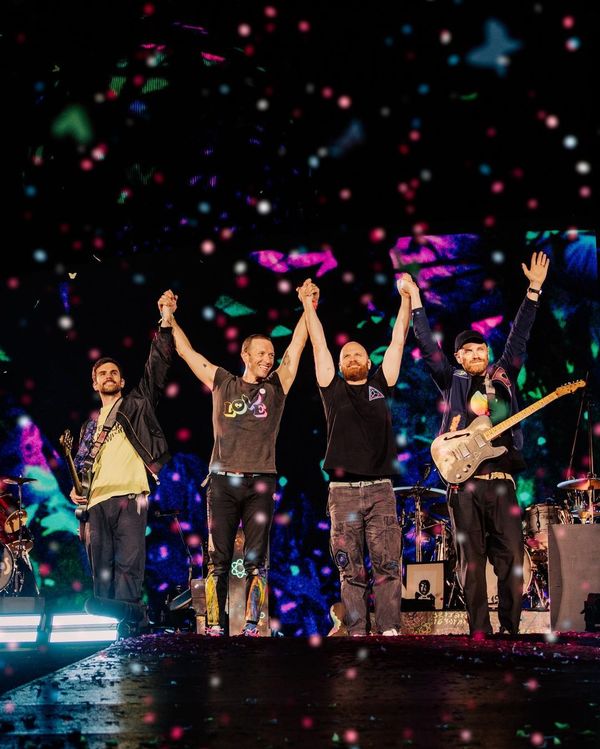 Coldplay performing in Milan, Italy, this past July.