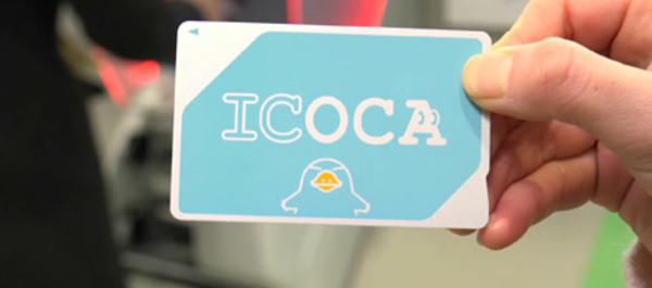 ICOCA card for public transport around Osaka.