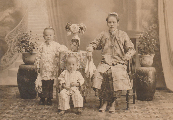 From left: Sean's great-grandmother, great-granduncle, and great-great-grandmother.