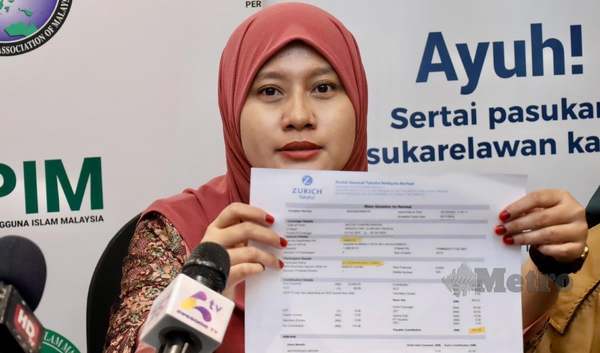 Siti Adawiah during the press conference.