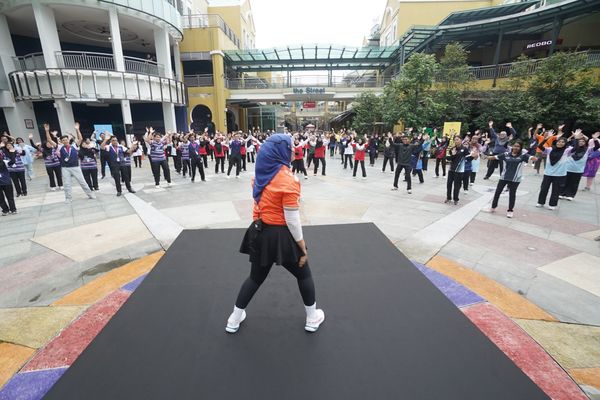 Senaminda Vaganza session started as early as 7 a.m. at Piazza, The Curve, Damansara.