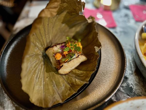 Atlantic Cod with Fragrant Lotus Leaf