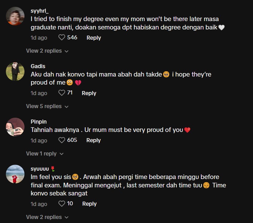 [VIDEO] Graduan Tak Dapat Tahan Sebak, Bapa Bawa Potret Arwah Ibu Ke ...