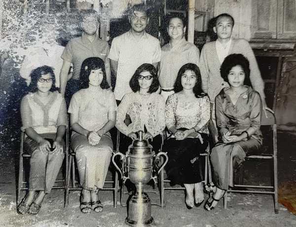 The Darul Ehsan Arts and Culture Club winning the 1962 All-Malaya Dance Competition.