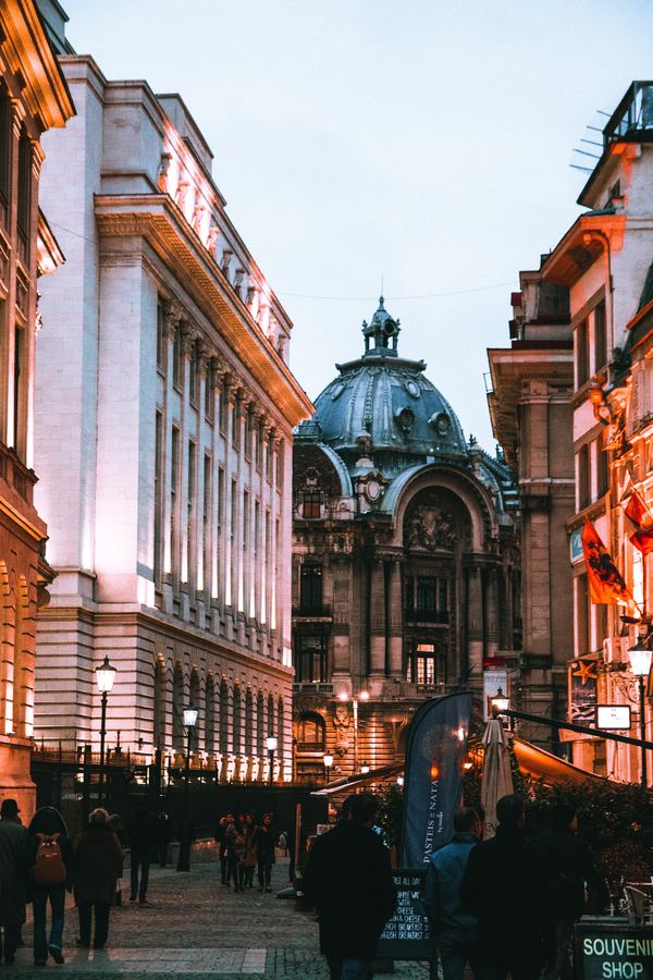 Old Town, Bucharest, Romania.