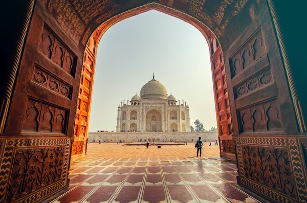 Taj Mahal, Agra, India.