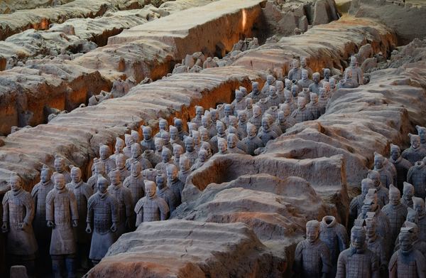 The Terracotta Army in Xi'an, China